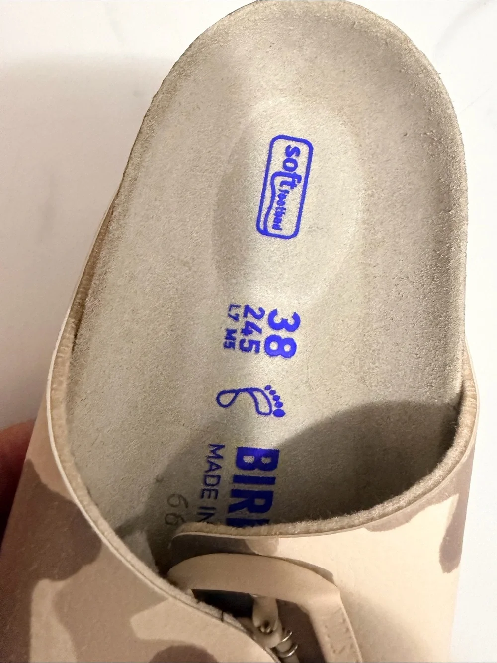 Birkenstock Kids Arizona Soft Footbed Sandal - Beige Camo